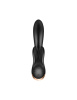 Смарт вібратор-кролик із подвійним відростком Satisfyer Double Flex Black