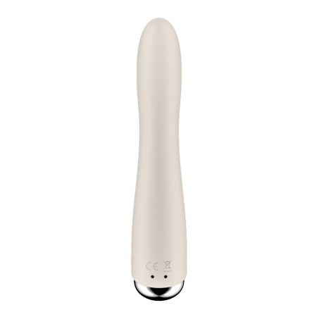 Вібратор точки G з обертанням Satisfyer Spinning Vibe 1 Beige, 2 мотори