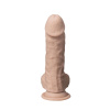 Фалоімітатор SilexD Johnny Real Skin Flesh (7in MODEL 1), суперсофт-силікон+Silexpan, діаметр 3,8см