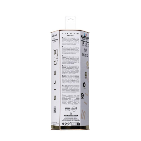 Фалоімітатор SilexD Johnny Real Skin Flesh (7in MODEL 1), суперсофт-силікон+Silexpan, діаметр 3,8см