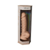 Фалоімітатор SilexD Tomas Flesh (MODEL 1 size 9in), двошаровий, силікон + Silexpan, діаметр 4,9см