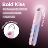 Вакуумний стимулятор Satisfyer Bold Kiss Violet, магнітна технологія 3D Air Pulse, 30 режимів роботи
