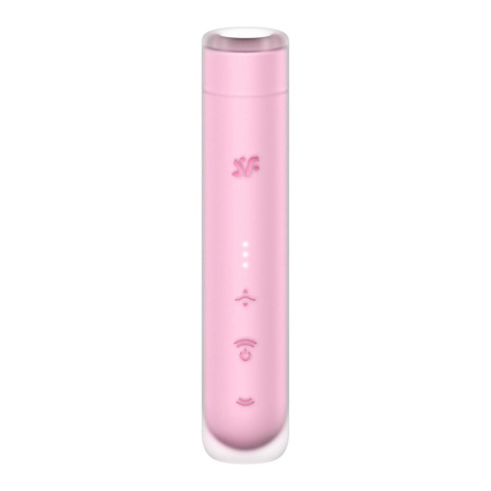 Вакуумний стимулятор Satisfyer First Kiss, технологія 3D Air Pulse, 30 режимів, подвійний силікон
