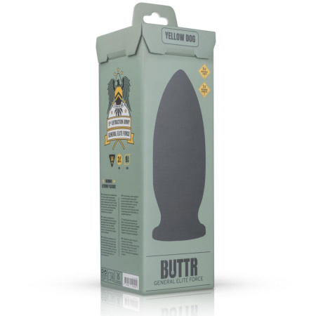 Анальна пробка BUTTR - Yellow Dog Butt Plug