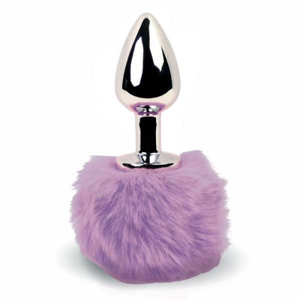 Анальна пробка FeelzToys - Bunny Tails Butt Plug Purple